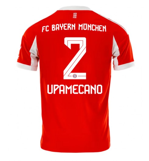 Bayern Munich Dayot Upamecano #2 Domácí Dres 2025-26 Krátký Rukáv Bayern Munich Dayot Upamecano #2 Domácí Dres 2025-26 Krátký Rukáv